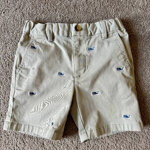 Vineyard Vines Boys Breaker Embroidered Whale Shorts 5T